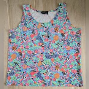 Vintage Fritzi California Fruit Flower Tank Top